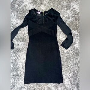 BEBE women’s bodycon black dress sz small